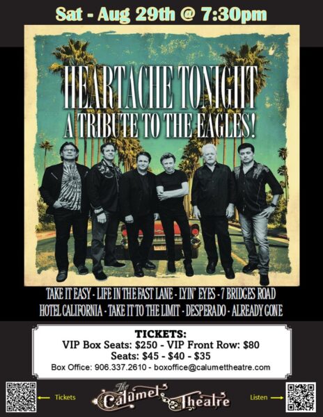 heartache tonight 8.5x11 poster